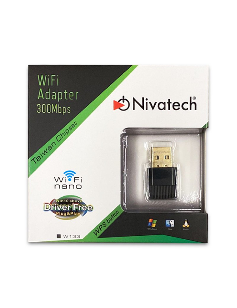NİVATECH W133 WİFİ ADAPTER 300 MBPS