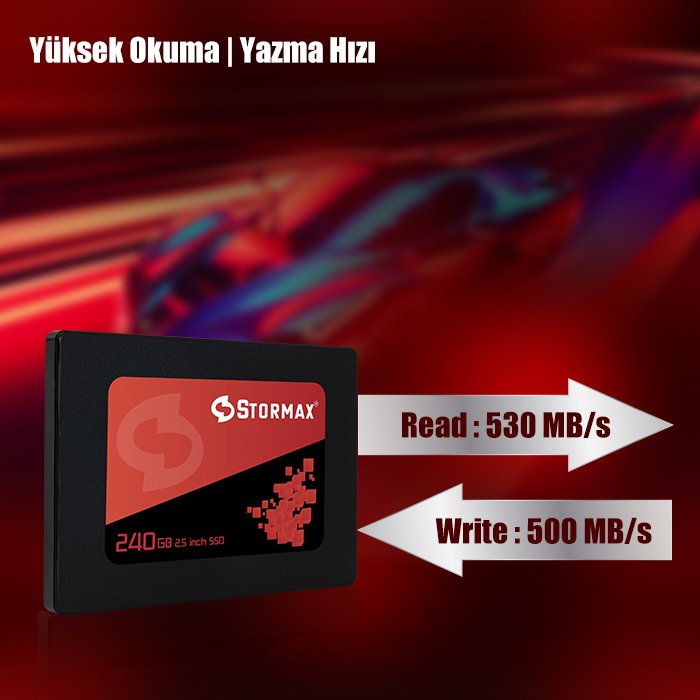 STORMAX RED SERİES 240GB SSD
