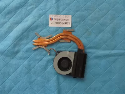Toshiba c850 fan bakir soğutucu (heatsink)