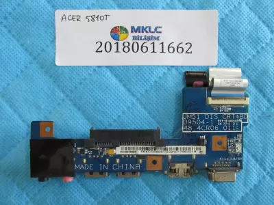 Acer 5810t usb ses karti hdmi board orjinal ürün