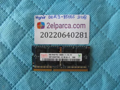 Hynix 2gb ddr3 8500s 7-10-f2 ram bellek orjinal ürün