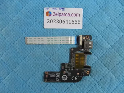 Msi ms-1799 tetik karti usb ve kart okuyucu flex 17.3