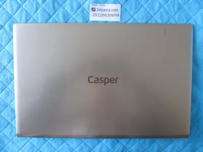 Casper f600 ekran arka kapak lcd back cover (1 menteşe kapaği eksik menteşe seti dahil)
