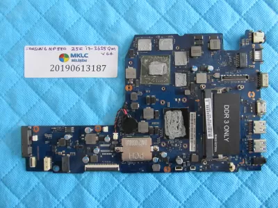 Samsung np880 anakart z5e anakart i7-3635 qm cpu ekran kartli