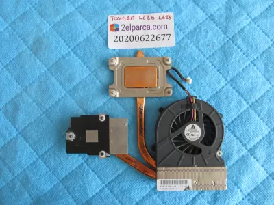 Toshiba l630 l635 fan bakir soğutucu (heatsink) orjinal ürün
