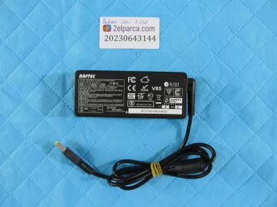 Baftec adaptör 20 v 3.25 a usb uç orijinal ürün