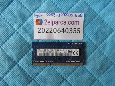 Hynix ddr3l 4gb 12800s ram bellek orjinal ürün