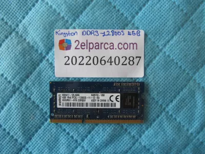 Kingston ddr3l 4gb 12800s 11-12-b3 ram bellek orjinal ürün