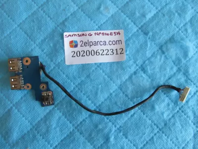 Samsung np300e5a usb port flex ve tetik karti orjinal ürün