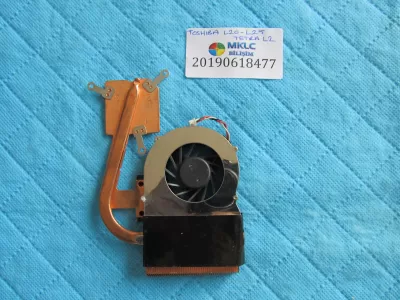 Toshiba l20-l25-tetra l2 fan bakir soğutucu (heatsink) orjinal ürün