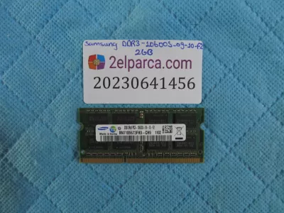 Samsung ddr3 2gb 10600s 09-10-f2 ram bellek orjinal ürün