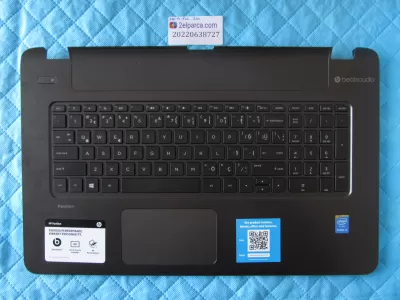 Hp 17-f11 3dx üst kasa klavye kas klavye dahil orjinal ürün 17.3"