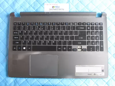 Acer v5-572g klavye kasasi klavye dahil (2 tuş eksik) tek vida yeri tamirli