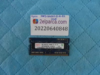 Hynix ddr3-10600s-9-10-b1 2gb ram bellek orjinal ürün