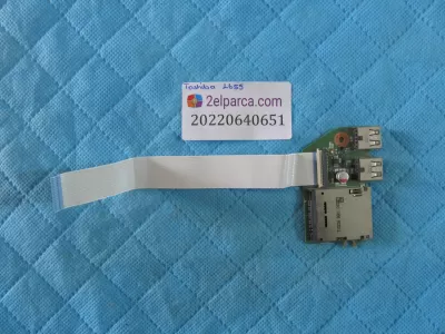 Toshiba l655 usb ve kart okuyucu flex orjinal ürün