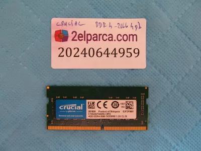Crucial ddr4 2666 4gb ram bellek orjinal ürün