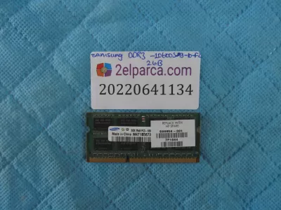 Samsung ddr3-10600s-09-10-f2 ram 2gb bellek orjinal ürün