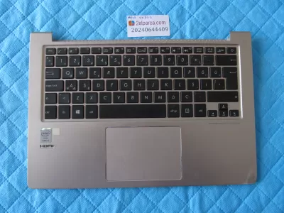 Asus ux303 üst kasa klavye kasasi klavye dahil (sağ alt köşede ufak ezik mevcut)