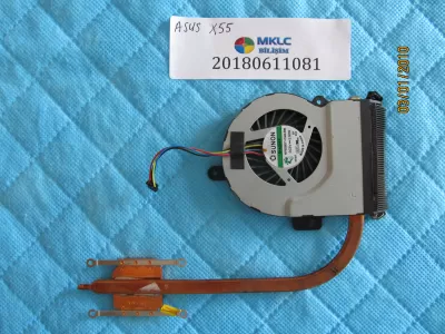 Asus x55 fan bakir soğutucu (heatsink)