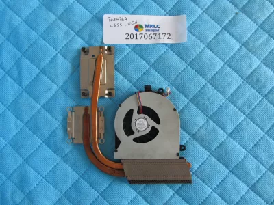 Toshiba l655 ekran kartli fan bakir soğutucu (heatsink) orjinal ürün