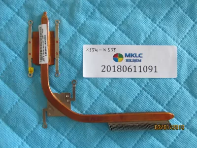 Asus x554-x555 bakir soğutucu (heatsink) orjinal ürün