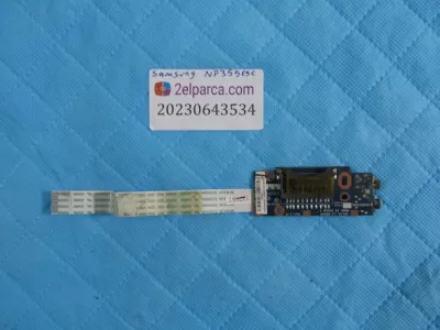 Samsung np355e5c ses kart sd card okuyucu ve flex orijinal ürün