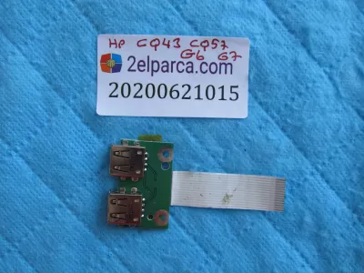 Hp compaq cq43-cq57-g6-g7 usb port flex orjinal ürün
