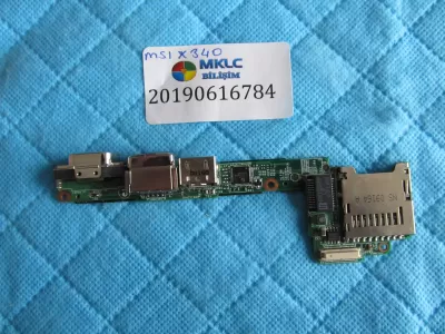 Msi x340 ethernet port ve usb