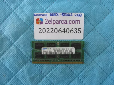 Samsung ddr3-8500s 2gb ram bellek orjinal ürün