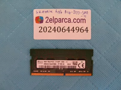 Skhynix ddr4 8gb 2133 mhz ram bellek orjinal ürün