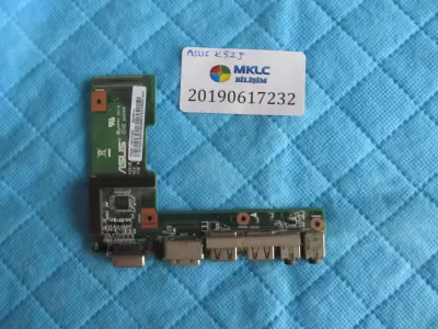 Asus k52j usb vga port ve ses karti