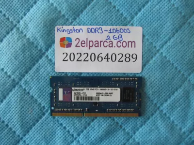 Kingston 2gb ddr3 106000s 9-10-b10 ram bellek orjinal ürün