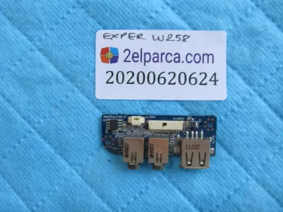 Exper w258 usb port ve ses karti orjinal ürün