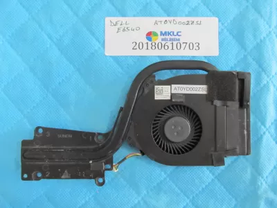 Dell e6540 at0yd002zsl fan bakir soğutucu heatsink