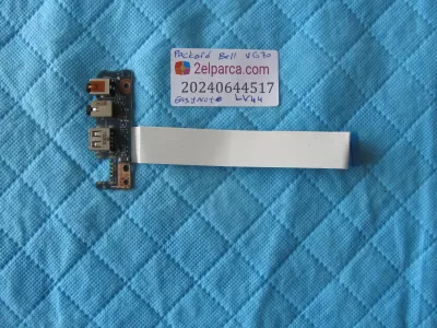 Packard bell vg70 easynote lv44 usb ses board ve flex orjinal ürün