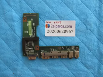 Asus k52j usb vga port ve ses karti orjinal ürün