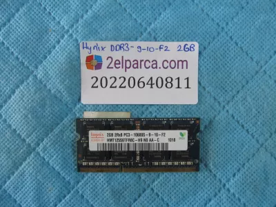 Hynix ddr3-9-10-f2 2gb ram bellek orjinal ürün