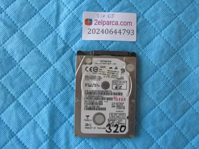 Hitachi 250gb 2.5'' hard disk %100 sağlik hdd orjinal ürün