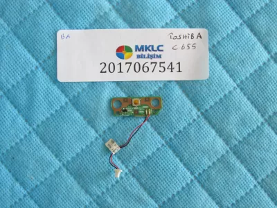 Toshiba c655 tetik karti ve flex orjinal ürün