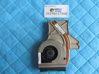 Hp dv2000 fan bakir soğutucu (heatsink)