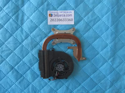 Samsung np300e fan soğutucu bakir heatsink set orjinal ürün