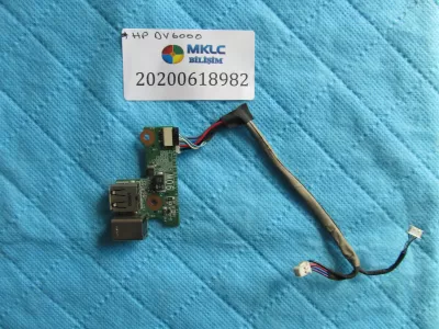 Hp dv6000 power jack ve usb port flex
